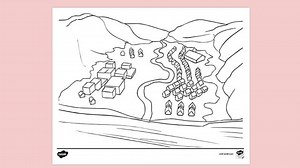 Flood Colouring Sheet
