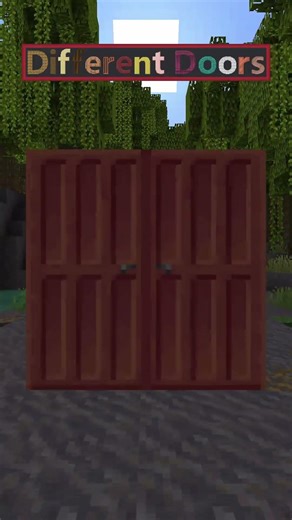 Different Doors | MANGROVE Showcase #minecraft