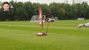 🎯 It's the Kress UK and Ireland Robot Lawn Mower Football Challenge! 60 seconds each, most balls through the target wins. Jasper, Christie and Jaiden... take it away. Keep watching for the dramatic finale! | Wycombe Wanderers FC