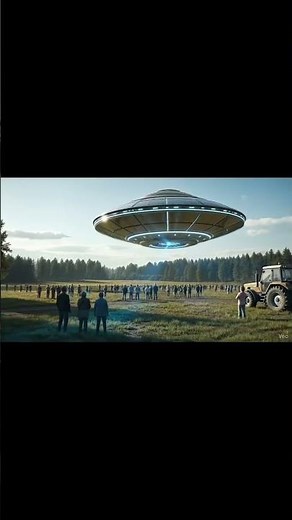 A Giant UFO Descends Over The Field 👽🛸 | Cinematic Scene