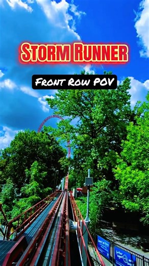 Storm Runner | Front Row POV #rollercoaster #pov #hersheypark #pennsylvania