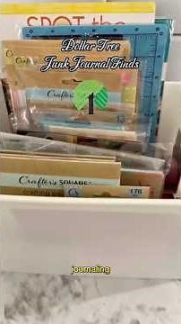 Dollar Tree Junk Journaling Finds! 📒