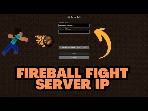 Minecraft Fireball Fight Server IP Address