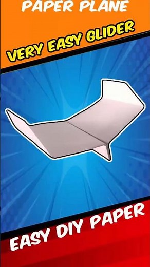 how to make a paper airplane Glider Easy world record - Paper Plane Tutorial
