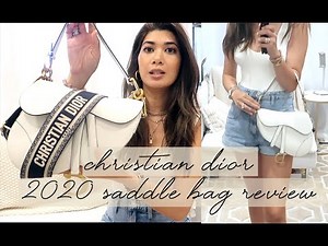 Christian Dior 2020 SADDLE BAG What fits I Review I Mod Shots
