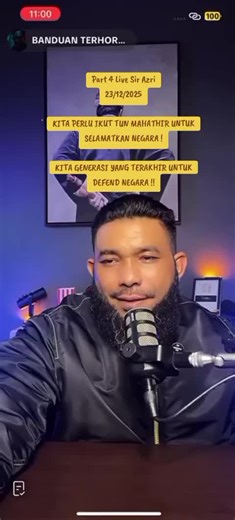 Part 4 Live Sir Azri 23/12/2025 KITA PERLU IKUT TUN MAHATHIR UNTUK SELAMATKAN NEGARA ! KITA GENERASI YANG TERAKHIR UNTUK DEFEND NEGARA !! #signmatilawananwaribrahim #fyppppppppppppppppppppppp
