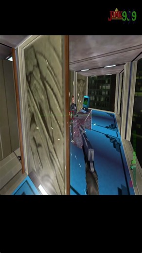 The physics in #PerfectDark were on another level #shorts #n64 #rareware