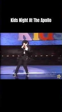 Kid steals the show dancing to michael jackson at kids night at the Apollo