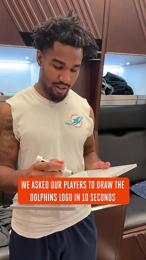 It’s Art Week in Miami, so we put the guys to the test 🎨😅 | Miami Dolphins