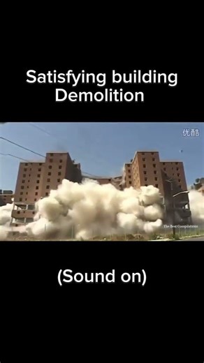 Massive Building Collapses in Seconds #demolition #satisfying #construction
