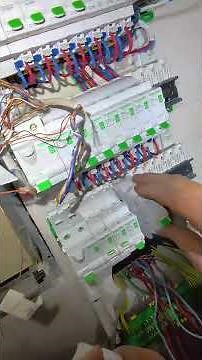 Electrical panel replacement with common neutral #circuit breakers #electrical panel #electrician