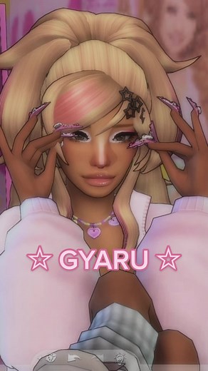 Obsessed with Gyaru Sims in Sims 4!