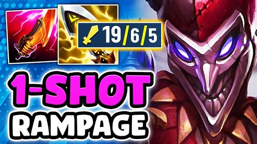 FULL AD SHACO ONE SHOTS ARE BACK! (MEGA BACKSTAB CRITS)