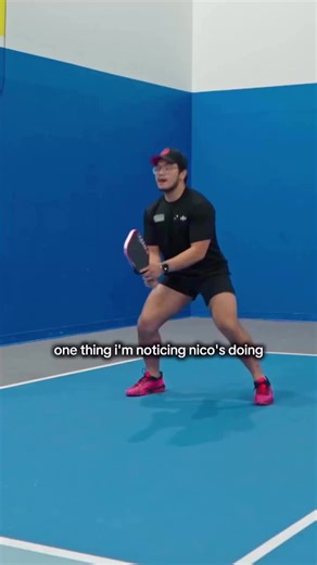 Fix your resets with this one simple adjustment 👇 High ready position (too far back) ❌ forces rushed reactions ❌ inconsistent resets and pop-ups Lower ready position (as you move back) ✅ lets out balls fly ✅ keeps your swing compact and controlled ✅ makes resets feel calmer and more repeatable This one change alone made my transition game feel slower, simpler, and more intentional. Follow @picklebynico for more beginner-friendly tips as I work toward 4.0 DUPR 🎾 #picklebynico #pickleballtips #p