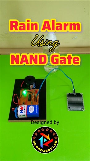 Rain Alarm #diyprojects ‪@RBProjectLab‬