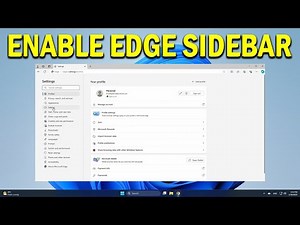 How To Enable Sidebar In Microsoft Edge - Quick Fix