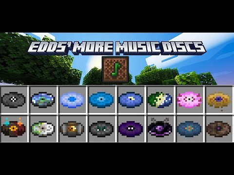 Edds' More Music Discs Showcase - A Minecraft Bedrock Addon for 1.21.40 and above.