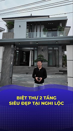 Thiết kế biệt thự thông tầng hiện đại tại Nghi Hoa