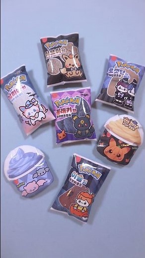 🎃👻할로윈 포켓몬빵! Halloween Pokemon Bread