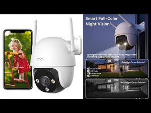 Imou 5MP CCTV Camera for Home Outdoor, 360° Security WiFi Camera, Full Color Night Vision 30M, Human