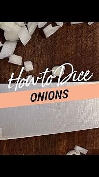 Knife Skills: How to Dice an Onion