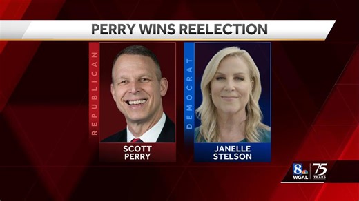 AP: Rep. Scott Perry holds off Democrat challenger Janelle Stelson in Pennsylvania’s 10th Congressional District