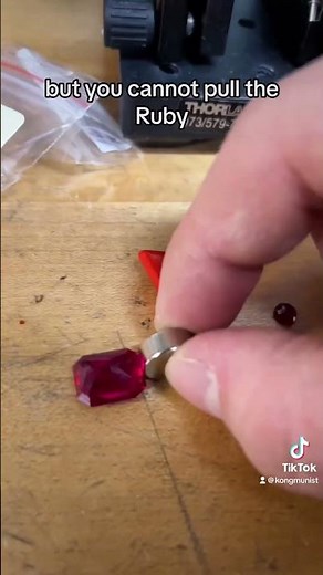 How can you tell a real ruby from a fake?