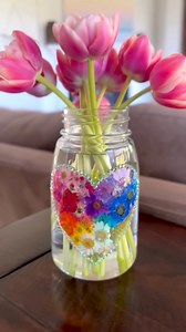 207K views · 2.8K reactions | Pressed flower mason jar tutorial—> https://colormadehappy.com/pressed-flower-jars/ | Color Made Happy | Facebook