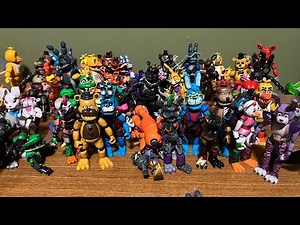 My Full Fnaf Figure Collection! Christmas and 4k special!!