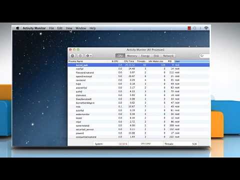 How to view Running Processes in the Activity Monitor on Mac