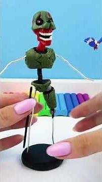 Burntrap / Springtrap (FNaF: Security Breach) with clay. Tutorial. Sculpture timelapse #shorts