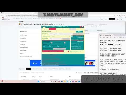 FREE 3$ USDT DEMO 💴 DAILY WITH TLA SOFTWARE- FREE DOWNLOAD TRANSFERABLE & SPENDABLE