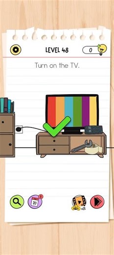#BRAIN TEST AS LEVEL 48🎉✨✅👍🏻