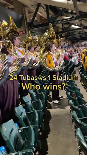 University of Minnesota Sousaphone Marching Band Performance at the Guaranteed Rate Bowl
