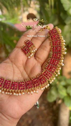 Bold. Royal. Timeless✨ #templejewellery #chokernecklace #keralajewellery #bridaljewellery