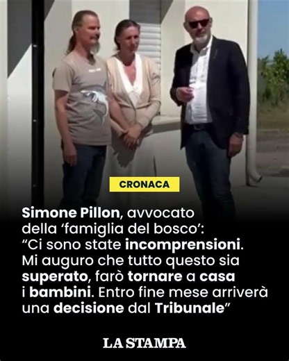 PILLON, l’avvocato della FAMIGLIA DEL BOSCO: “Criticità superate, farò tornare a casa i bambini”