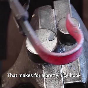 Creating a Hook Using Leftover Scrap! | Black Bear Forge
