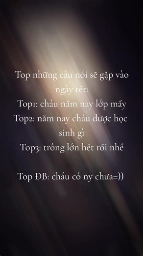 những câu nói thường gặp ngày tết=)) #xuhuonggggggggggggggggg#tik_tok