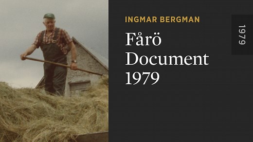 Fårö Document 1979 - The Criterion Channel