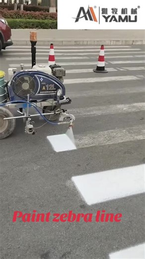 12L Cold Paint Road Marking Machine for Pavement Striping