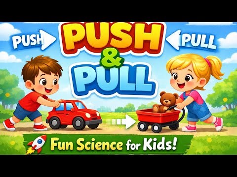 Push and Pull for Kids 🚀 | Fun Science Learning| Smart Spark Kids