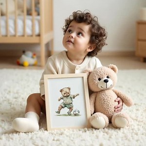 Boy's Vintage Sports Nursery Prints Set of 3 Teddy Bears ∙ 1232 - Etsy