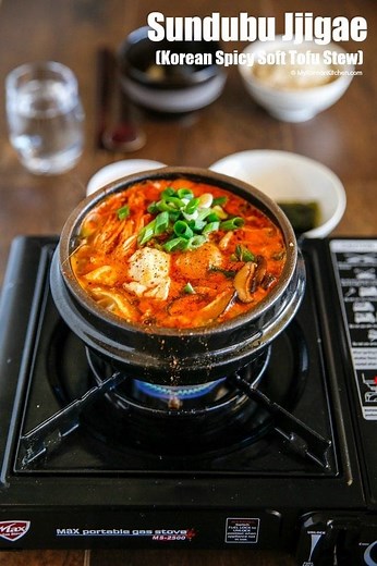 Sundubu Jjigae (Korean Spicy Soft Tofu Stew)