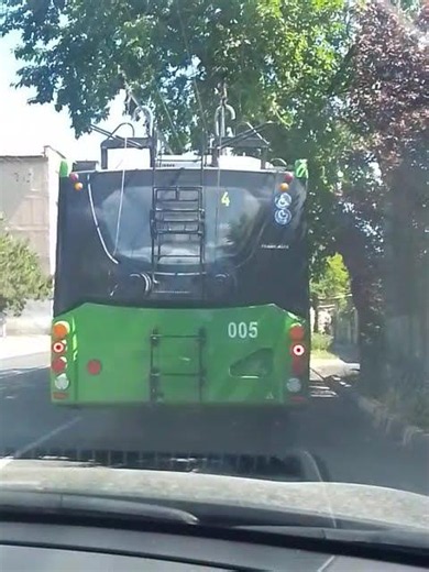 новый троллейбус ВМЗ 5298.91 авангард по маршруту 4, город Симферополь