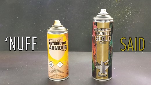 ✅ Excellent Coverage ✅ Vibrant Colour ✅ Bigger Can ✅ Amazing Price Get the brand new Gauntlet Gold and other amazing sprays from The Colour Forge at Firestorm Games https://www.firestormgames.co.uk/paints-hobby-scenery/colour-forge?aff=5f7303badfa35 | Firestorm Games