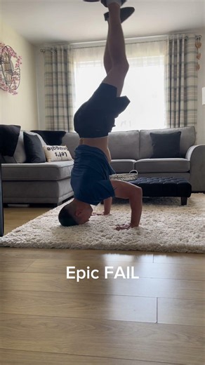 Epic Fail - Handstand #funny #challenge