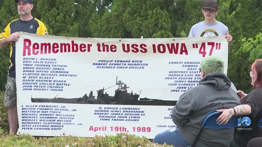 Never forget: Norfolk honors 47 sailors killed in 1989 USS Iowa explosion