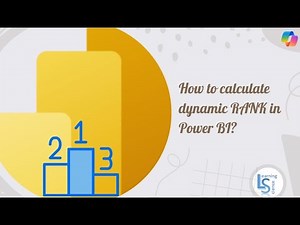 How to calculate dynamic RANK in Power BI? | RANKX function in DAX | #powerbi