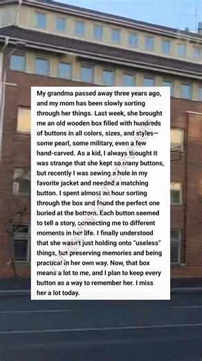 Finding memories in every button — a piece of my grandma’s story, now part of mine. #story #goviral #memories #love #confession | Chibunwannem Vivian