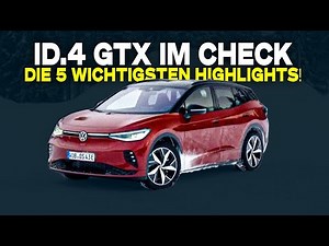 5 Fakten zum VW ID.4 GTX – Volkswagens elektrischer Performance-SUV | Motorvision Deutschland | HD